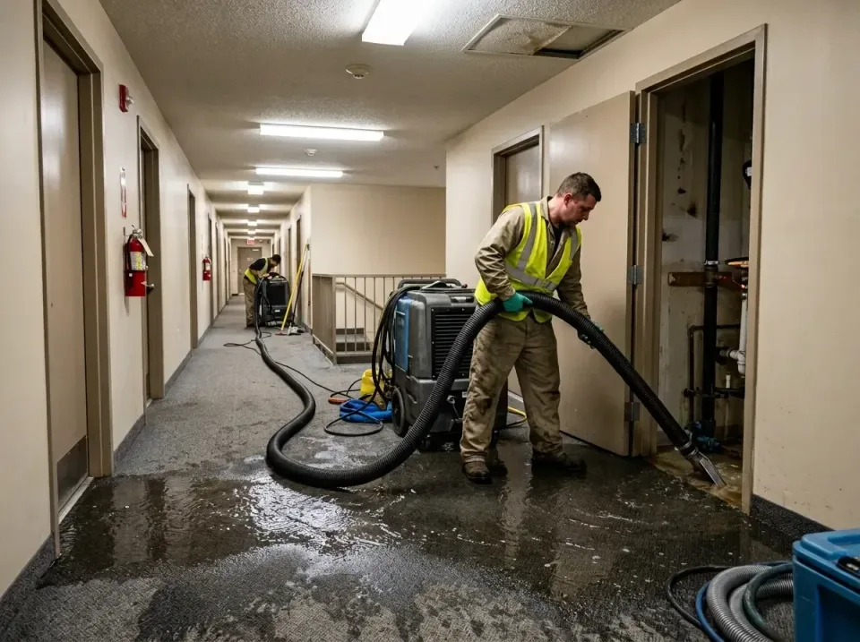 multi-unit-apartment-hallway-f-005 — frequently asked questions, Emergency Burst Pipe Water Extraction & Removal in Crewe, VA